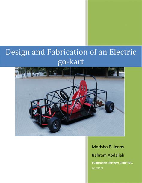 (PDF) Design and Fabrication of an Electric go-kart