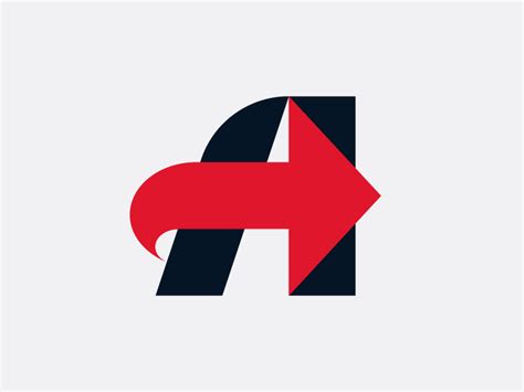 a + arrow logo design by Kanhaiya Sharma on Dribbble