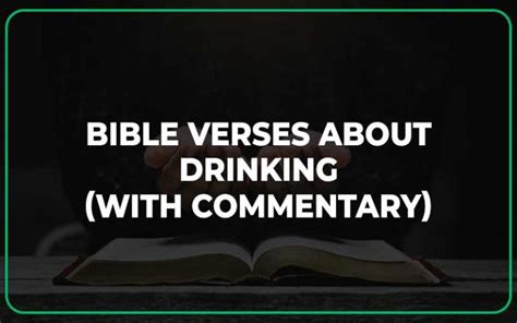 25 Bible Verses About Drinking (With Commentary) - Scripture Savvy