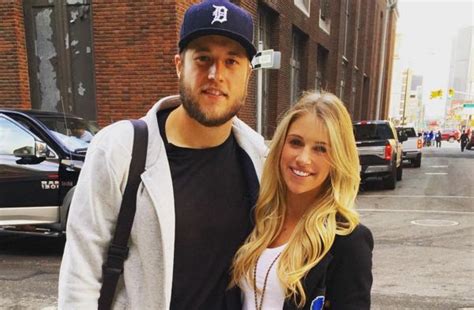 Matthew Stafford wife Kelly to judge Lions cheerleader tryouts | Larry Brown Sports