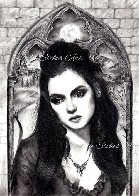 Mina Dracula Drawing Vampire Art 'mina Harker' Bram - Etsy UK | Vampire art, Dracula, Gothic horror