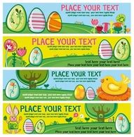 Easter Banners Vector for Free Download | FreeImages