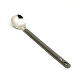 TOAKS Titanium Long Handle Spoon with Polished Bowl – TOAKS OUTDOOR
