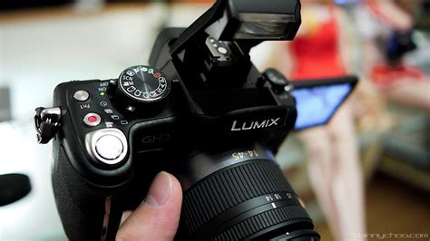 Lumix GH2 Review | Built in flash which is seldom used. View… | Flickr