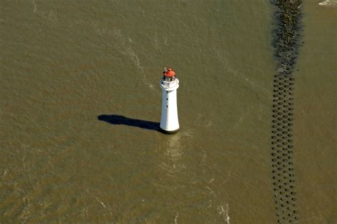 New Brighton Lighthouse in New Brighton, GB, United Kingdom ...