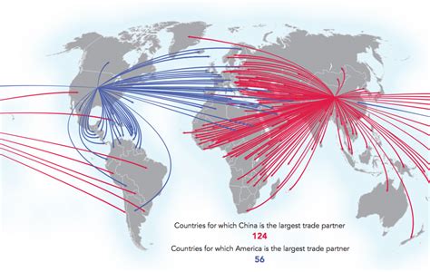 Four Maps Showing China's Rising Dominance in Trade