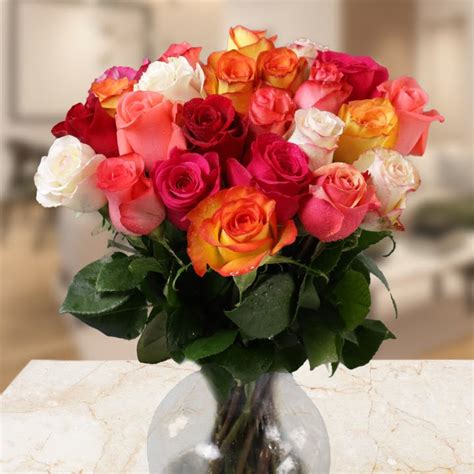 Rainbow Roses Bouquet - A Colorful and Joyful Floral Gift