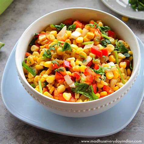 Indian Street Corn Salad - Madhu's Everyday Indian