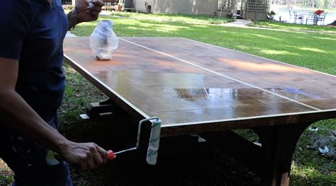 DIY Exterior Ping Pong Table • mimzy & company