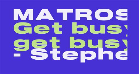 MATROSKA free Font - What Font Is