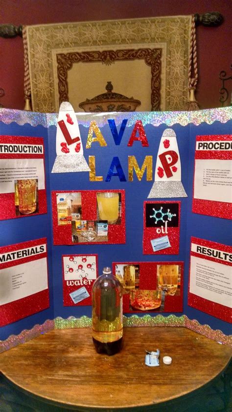 Homemade Lava Lamp Science Fair Project #LavaLamp | Cool science fair ...