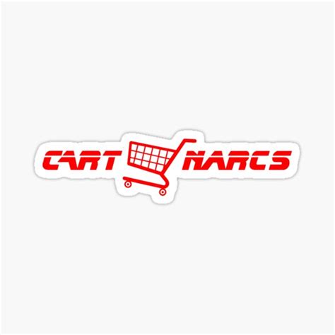 "Cart Narcs" Sticker for Sale by TheFoundSpace | Redbubble