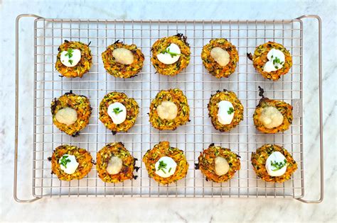 Baked Carrot And Zucchini Latke Recipe