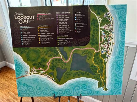 BREAKING: Full Map Revealed of Disney Lookout Cay at Lighthouse Point - Disney by Mark