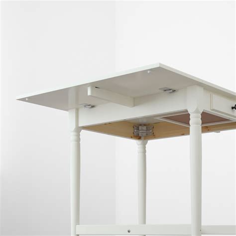 INGATORP Drop-leaf table, white, 255/8/483/8x303/4" - IKEA