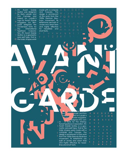 Avant Garde Graphic Design Typography Typography Layo - vrogue.co