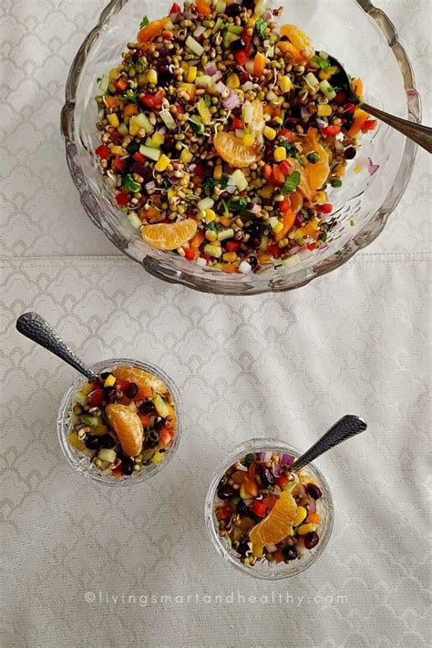 Sprouts Salad Recipe - Living Smart And Healthy