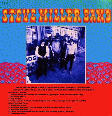 T.U.B.E.: Steve Miller Blues Band - 1967-01-12 - San Francisco, CA (AUD ...