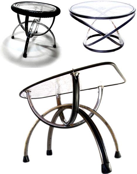 Bike Furniture from recycled bike parts