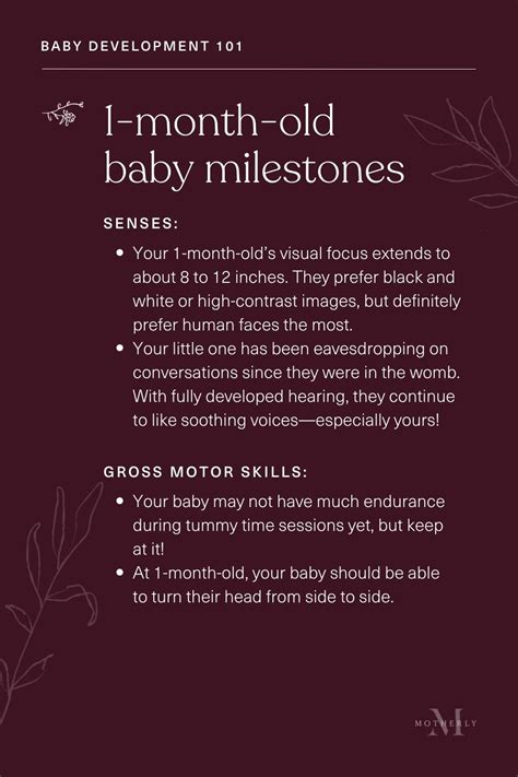 Guide to 1-Month Milestones for Baby - Motherly