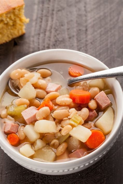 Old-Fashioned Ham and Bean Soup - Insanely Good