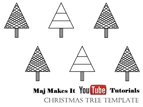 Tree template for Maj Makes it Tutorial for making Wilton Candy melt Trees https://youtu.be/acSV ...