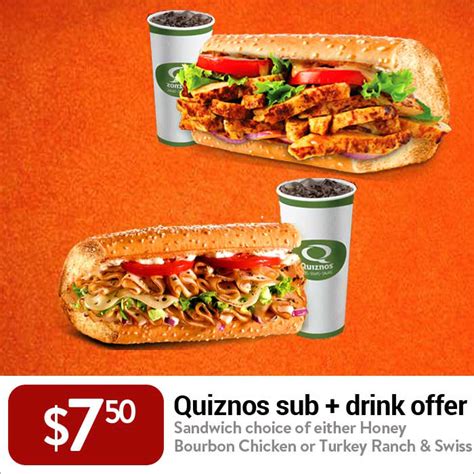 Quiznos Sub (Offers)