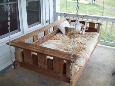 Easy! 50+ DIY Porch Swing Bed Plans Ideas On a Budget - DecoRecent ...