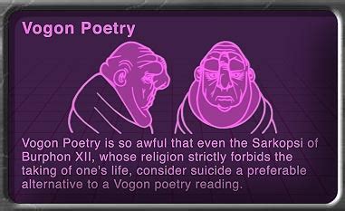 A Story Boat: Vogon Poetry