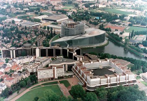 Aerial view of EU buildings in Strasbourg - CVCE Website