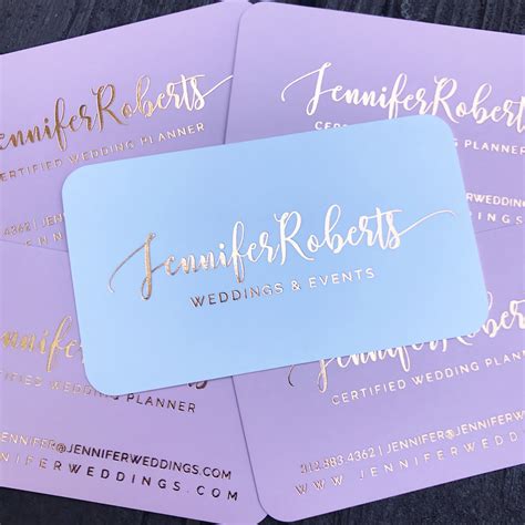 Rose Gold Foil Business Cards | ShaynaMade