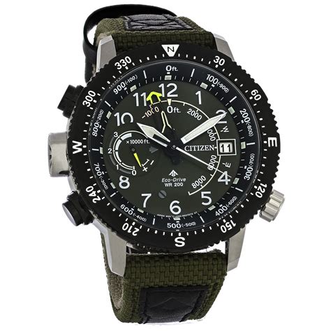 Citizen Eco-Drive Mens Altichron Altimeter Compass Watch BN5050-09X | eBay