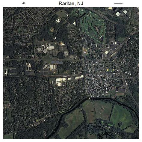 Aerial Photography Map of Raritan, NJ New Jersey