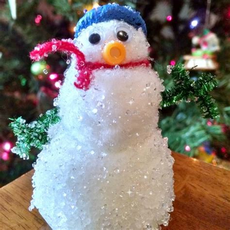 Borax Crystal Snowman - Winter Science | Science Kiddo