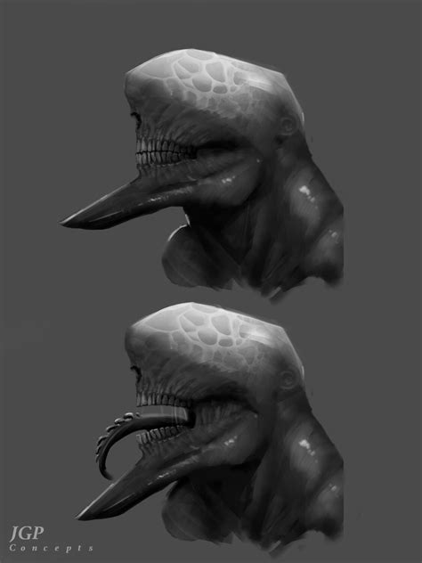 ArtStation - Monster / Alien Creature Concept Art