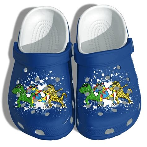 T-Rex Dinosaurs Autism Kids Crocss Crocband Clog Comfortable Water Shoes For Men Women Kids ...