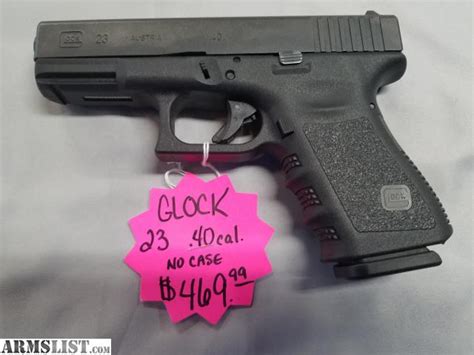 ARMSLIST - For Sale: Glock 23 40 cal. pistol