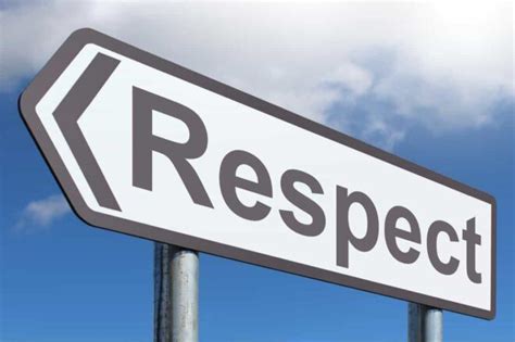 Give respect, take respect