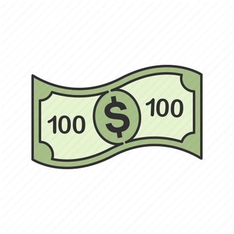 Cash, dollar, one hundred, one hundred dollars icon - Download on Iconfinder