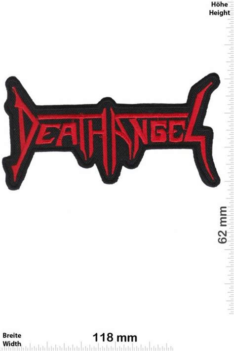 Death Angel Red Thrash Metal Band Patch Badge Embroidered Iron | Etsy