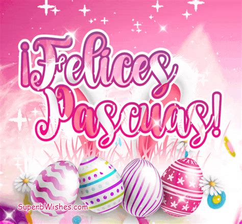Felices Pascuas GIF Con Huevos de Pascua de Colores | SuperbWishes
