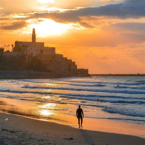 Alma beach, Jaffa, Tel Aviv, Israel