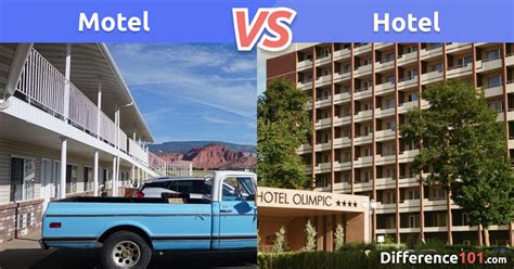 Motel vs. Hotel: Differences, Similarities, Pros & Cons ~ Difference 101