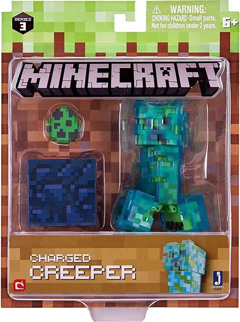 Minecraft Series 3 Charged Creeper Action Figure Jazwares - ToyWiz