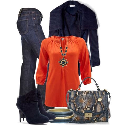 22 best images about Orange and blue outfits on Pinterest | Orange ...