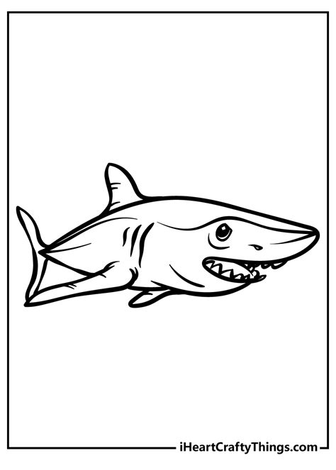 Great White Shark Coloring Pages