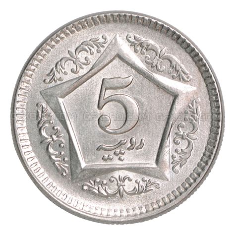 5 Rupees Coin PNG PKR Free Download - gfxbro.com