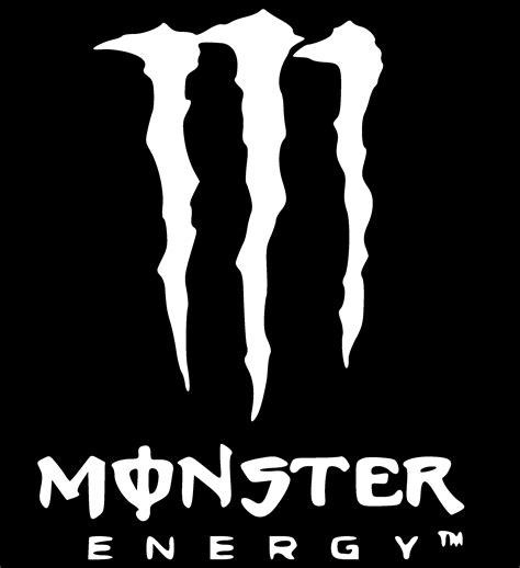 Monster Energy Logo Black - Parketis