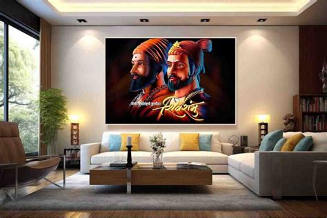 Chatrapati Shivaji Maharaj Painting Original Best of 21 SV15L