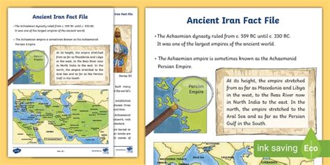 Ancient Iran Fact File – Iran History Facts (Teacher-Made)